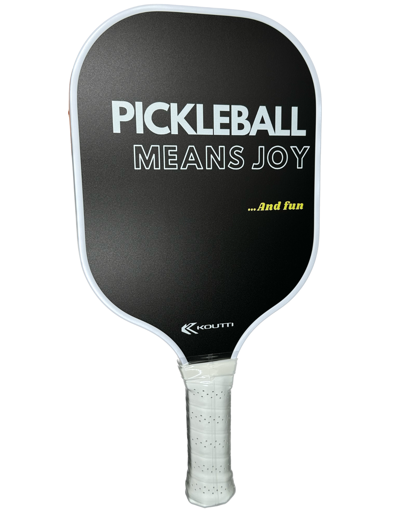 KOUTTI Pickleball Paddles Set of 2 Carbon Fiber Pickleball Paddle with 4 pickleballs and Bag