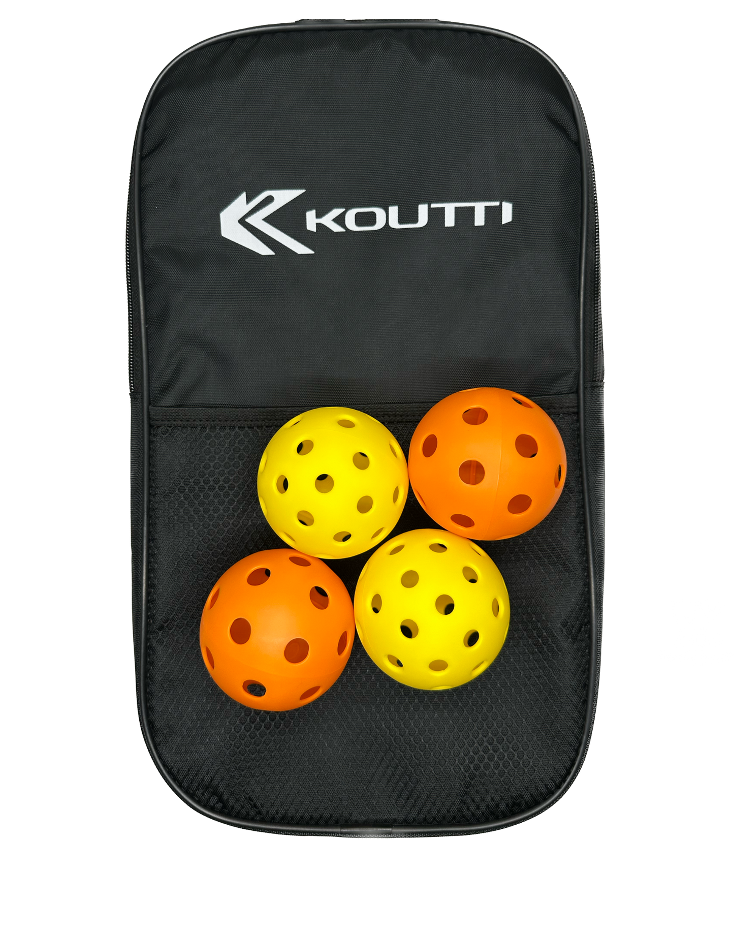 KOUTTI Pickleball Paddles Set of 2 Carbon Fiber Pickleball Paddle with 4 pickleballs and Bag