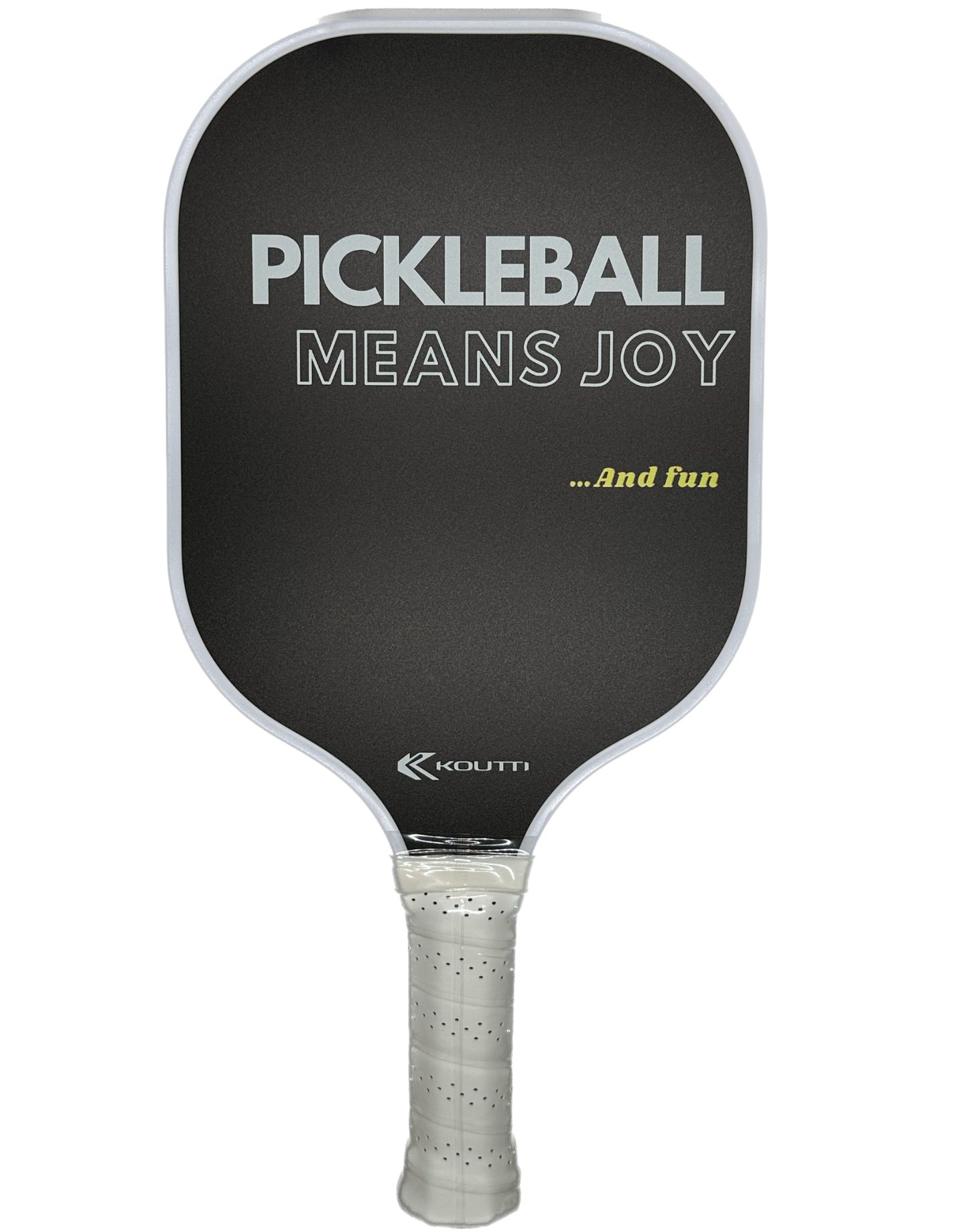 KOUTTI Pickleball Paddles Set of 2 Carbon Fiber Pickleball Paddle with 4 pickleballs and Bag