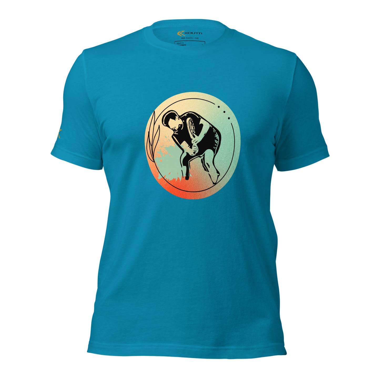 Koutti Unisex t-shirt Padel Circle two