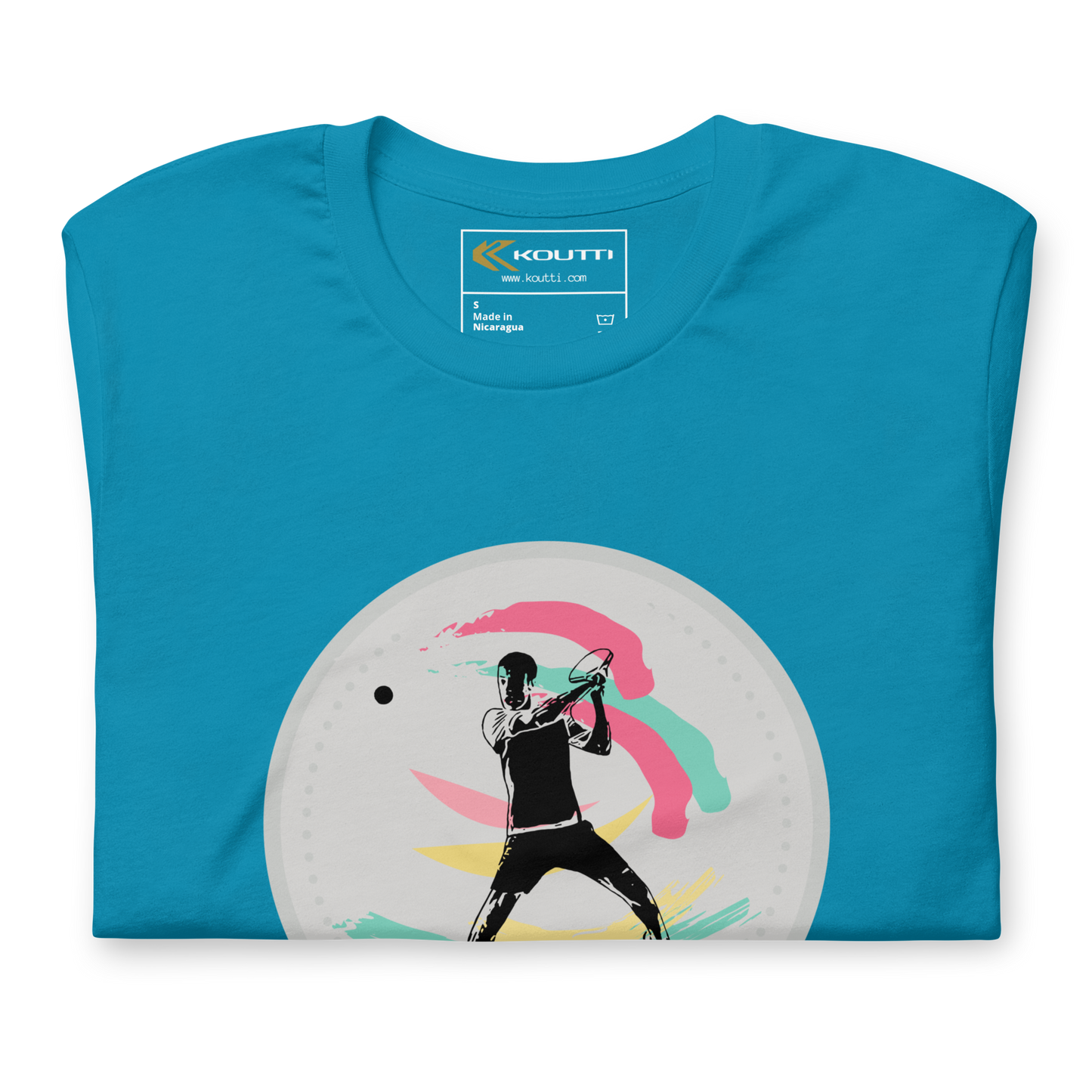 Koutti Unisex t-shirt Padel Circle three