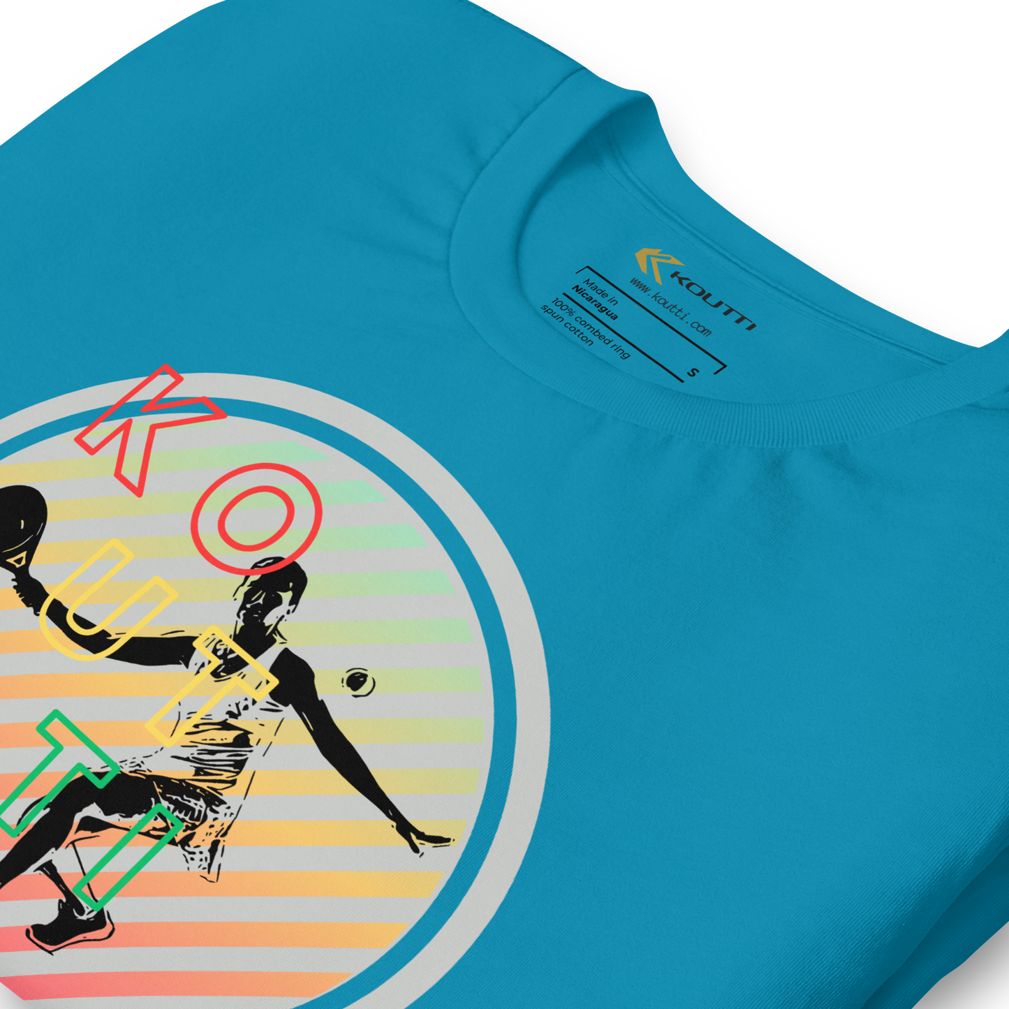 Koutti Unisex t-shirt Padel Circle six