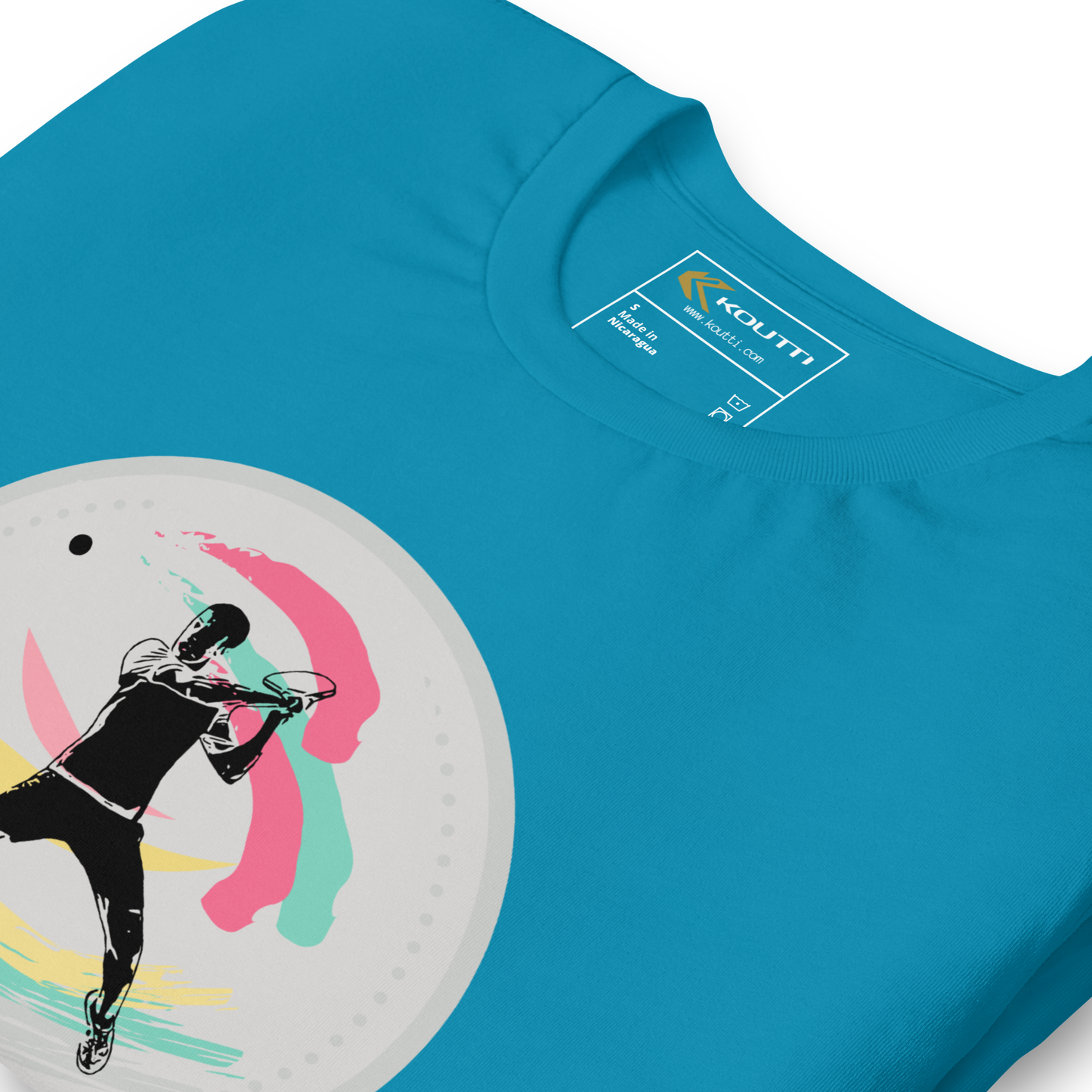 Koutti Unisex t-shirt Padel Circle three