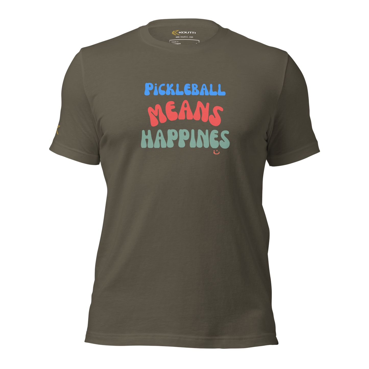 Koutti Unisex t-shirt Pickleball Rackets six