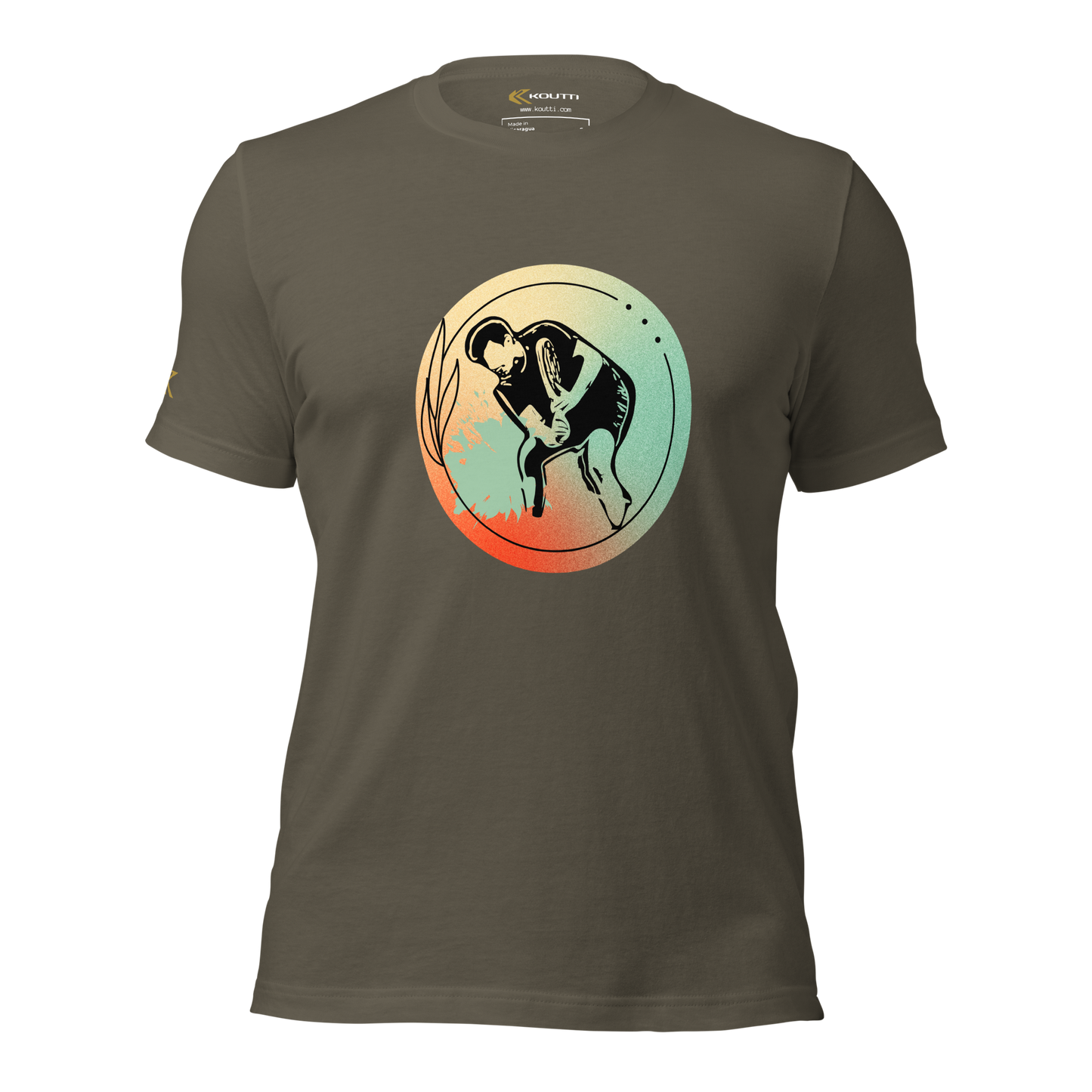 Koutti Unisex t-shirt Padel Circle two