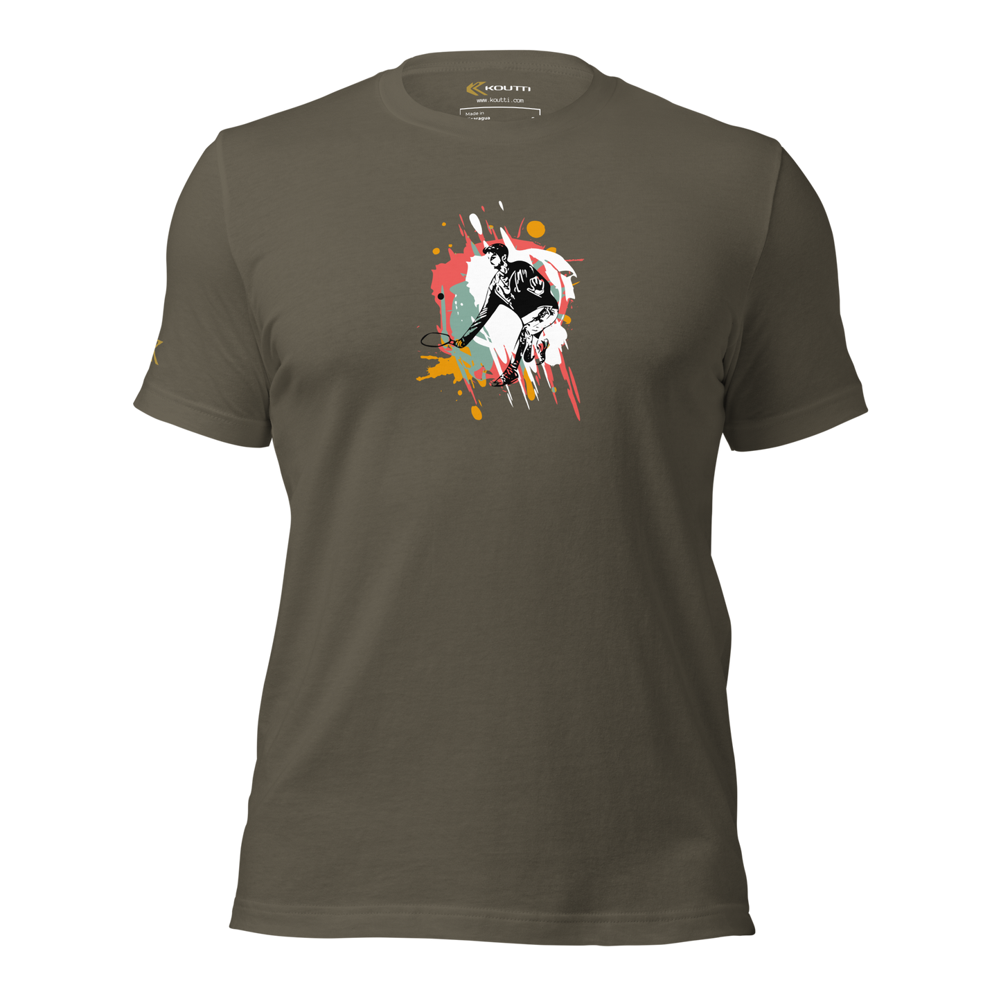 Koutti Unisex t-shirt Pickleball Rackets ten