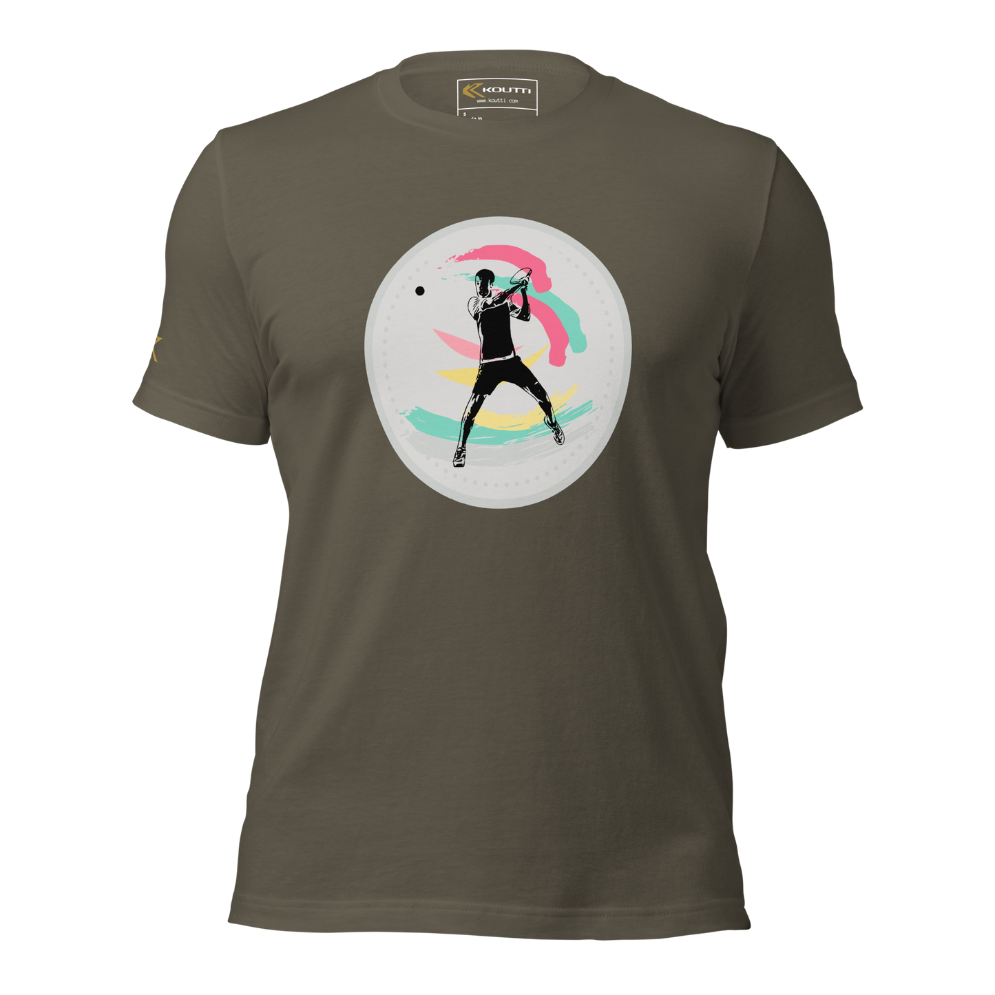 Koutti Unisex t-shirt Padel Circle three