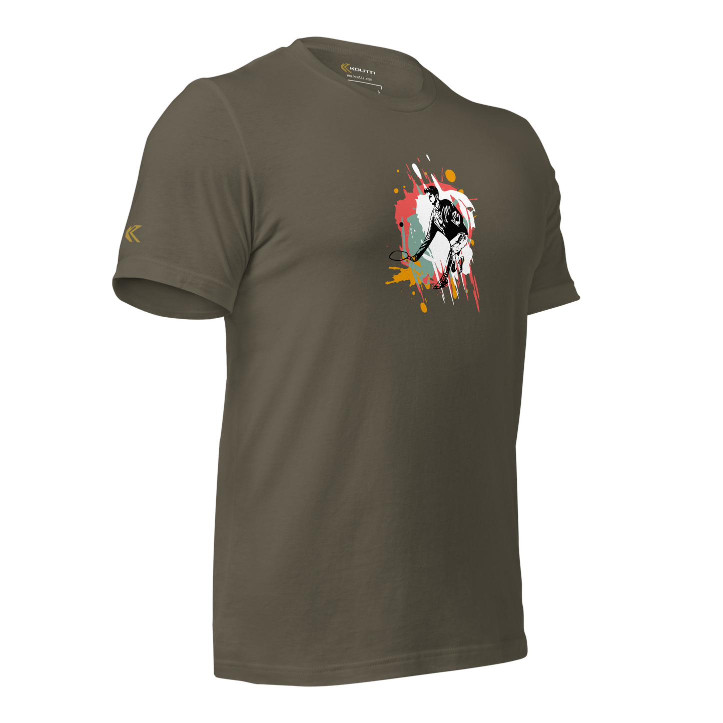 Koutti Unisex t-shirt Pickleball Rackets ten