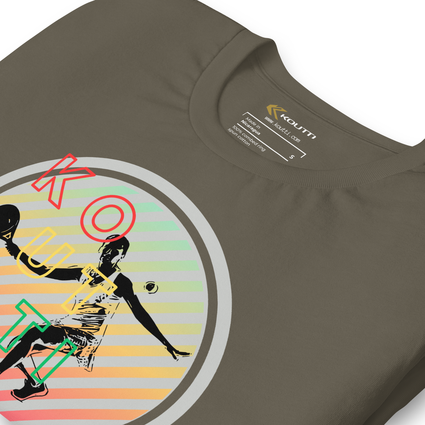 Koutti Unisex t-shirt Padel Circle six