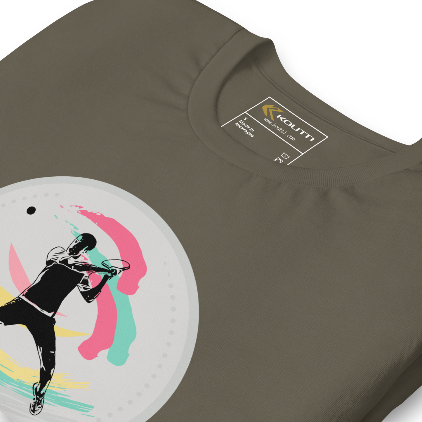 Koutti Unisex t-shirt Padel Circle three