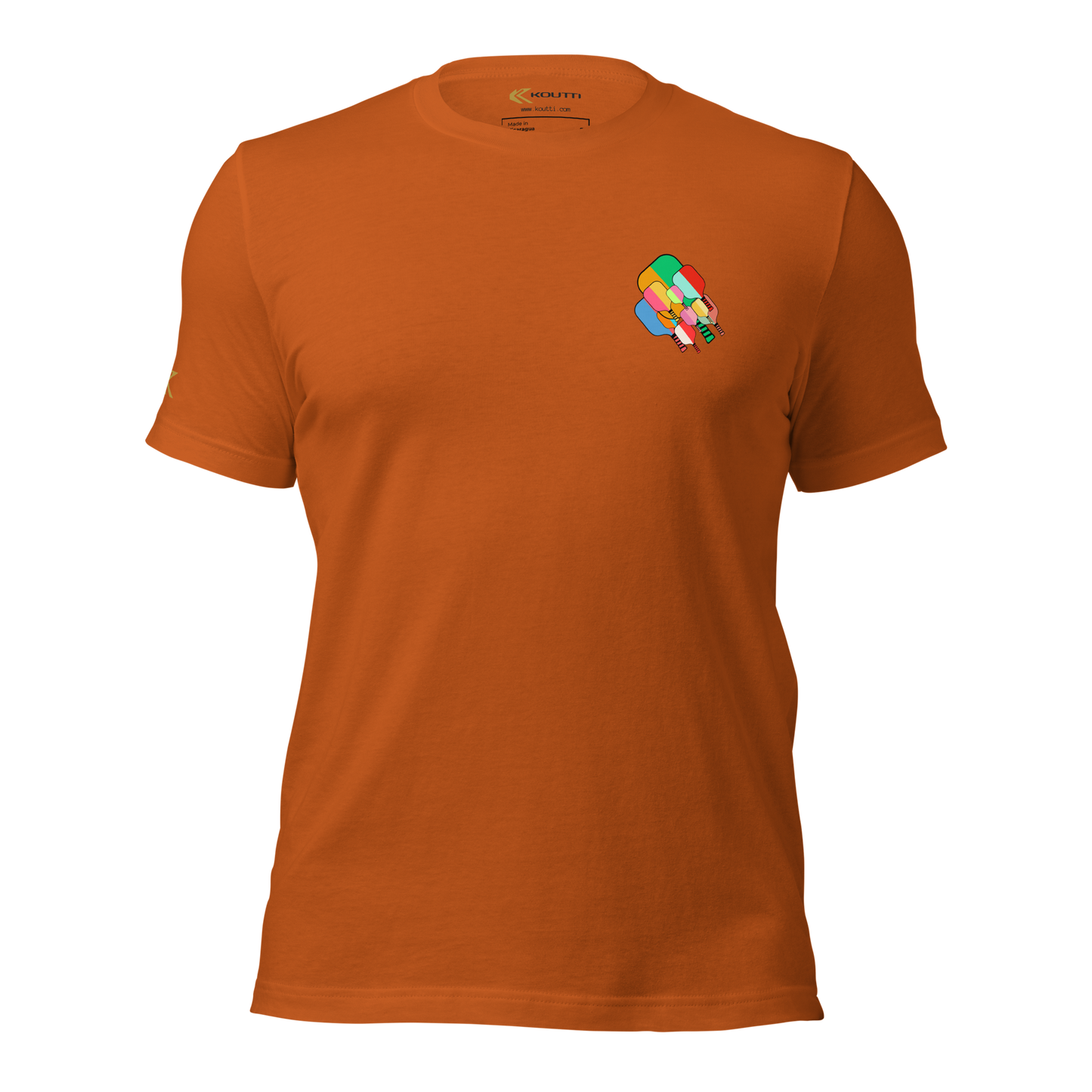 Koutti Unisex t-shirt Pickleball Rackets one