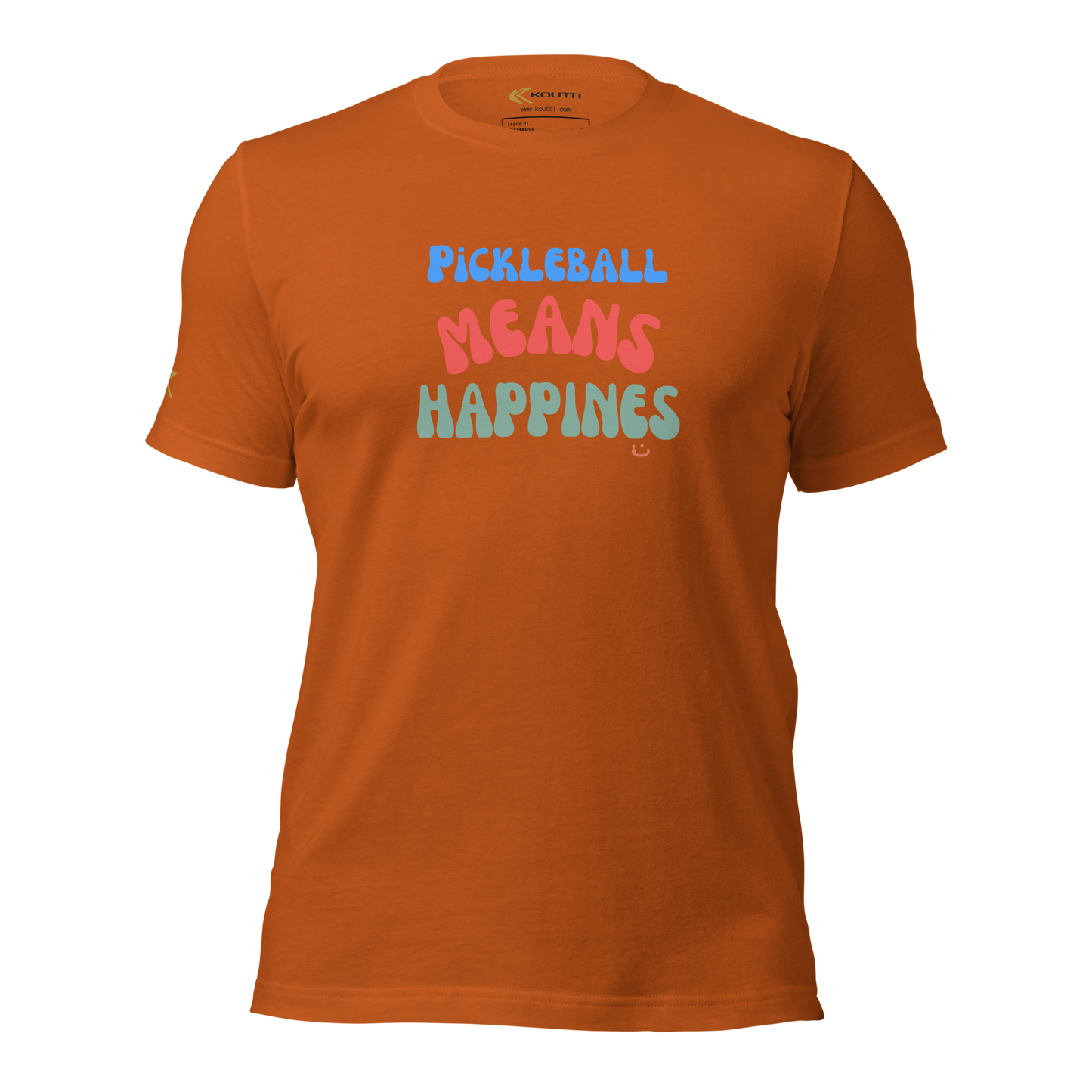Koutti Unisex t-shirt Pickleball Rackets six