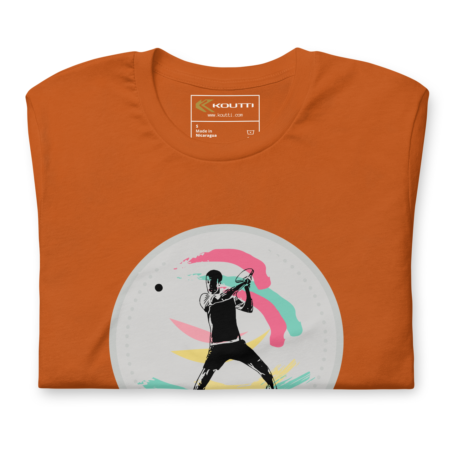 Koutti Unisex t-shirt Padel Circle three