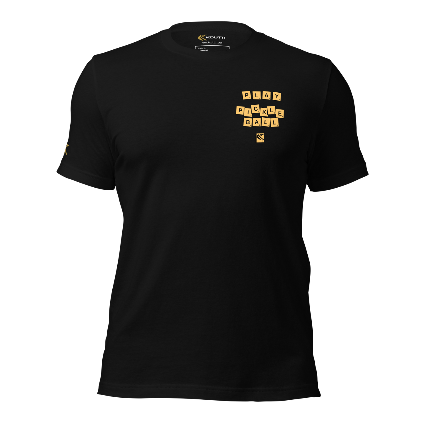 Koutti Unisex t-shirt Pickleball Rackets three