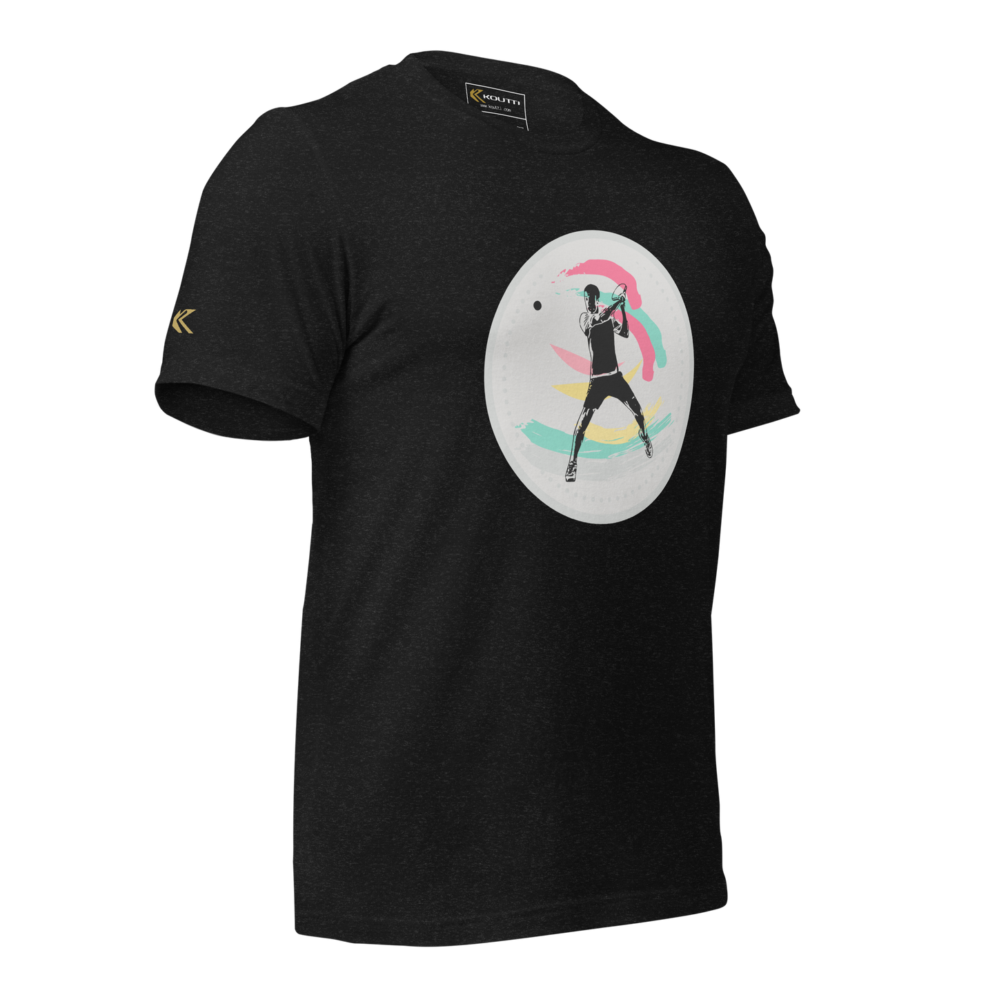Koutti Unisex t-shirt Padel Circle three