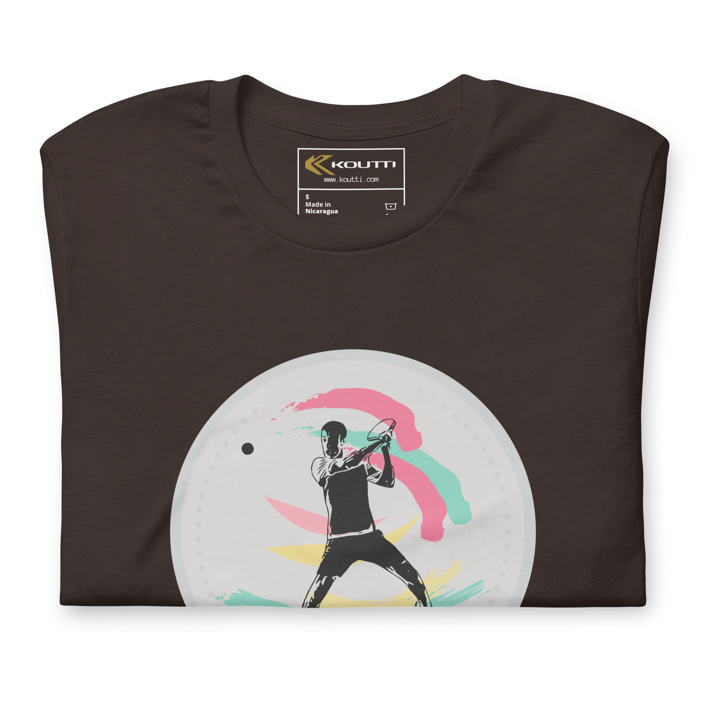 Koutti Unisex t-shirt Padel Circle three