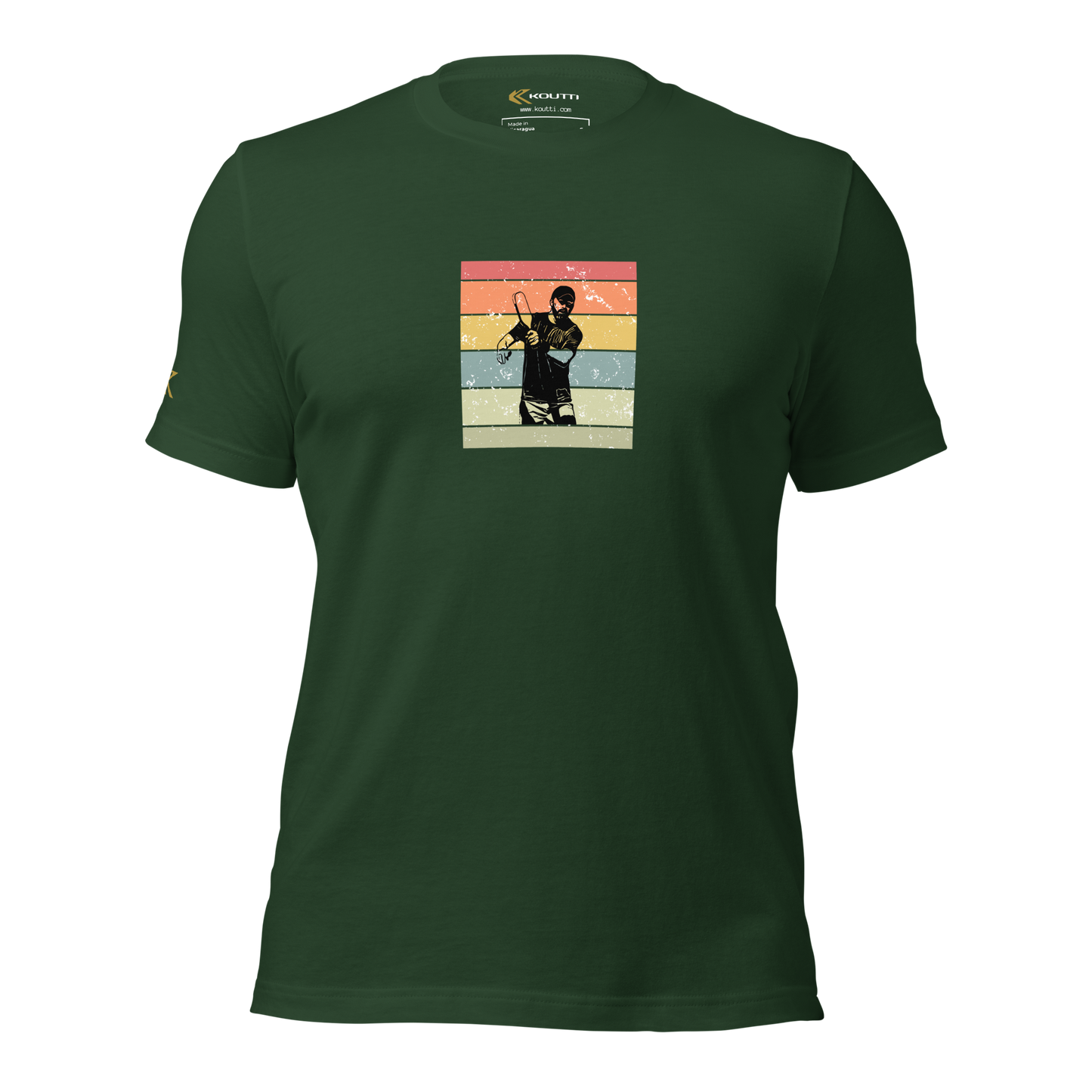 Koutti Unisex t-shirt Pickleball Rackets five