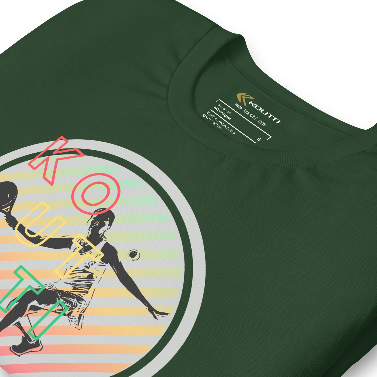 Koutti Unisex t-shirt Padel Circle six