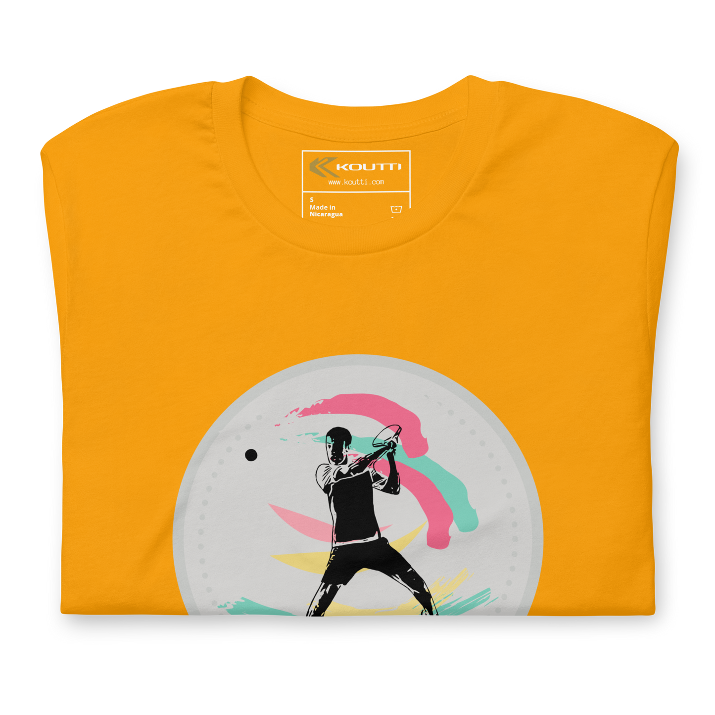 Koutti Unisex t-shirt Padel Circle three