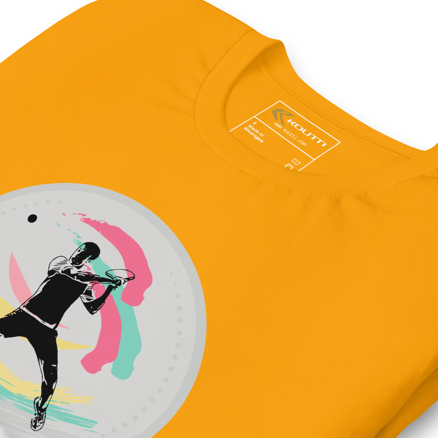 Koutti Unisex t-shirt Padel Circle three