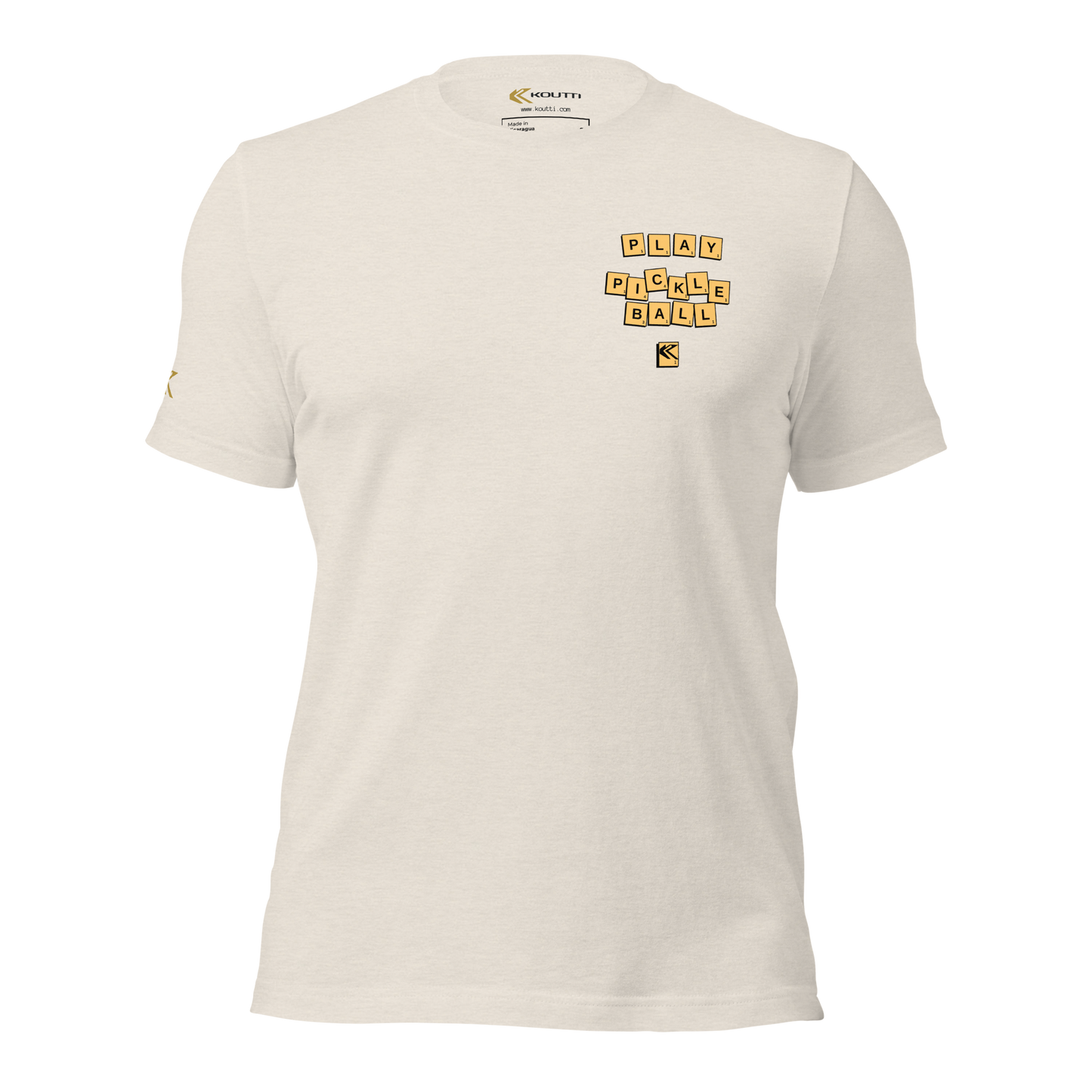 Koutti Unisex t-shirt Pickleball Rackets three