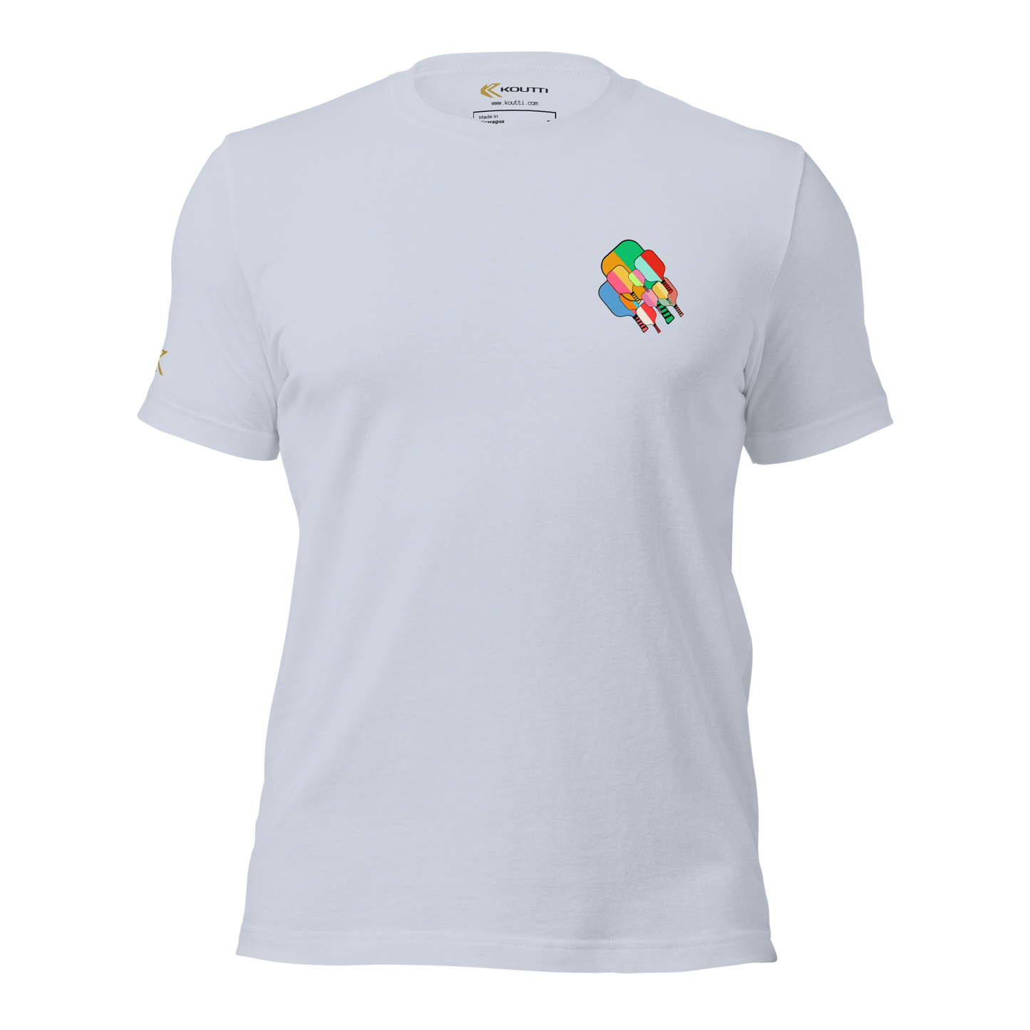 Koutti Unisex t-shirt Pickleball Rackets one