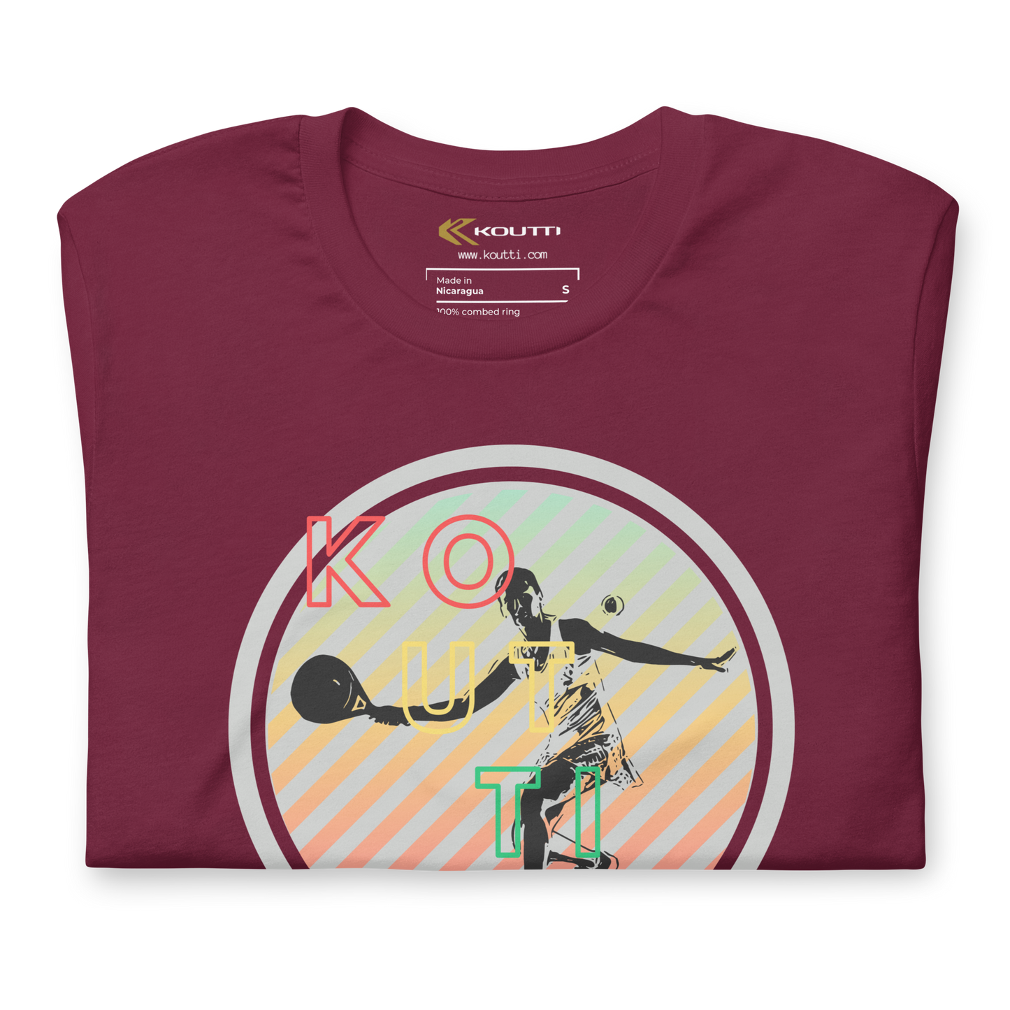 Koutti Unisex t-shirt Padel Circle six