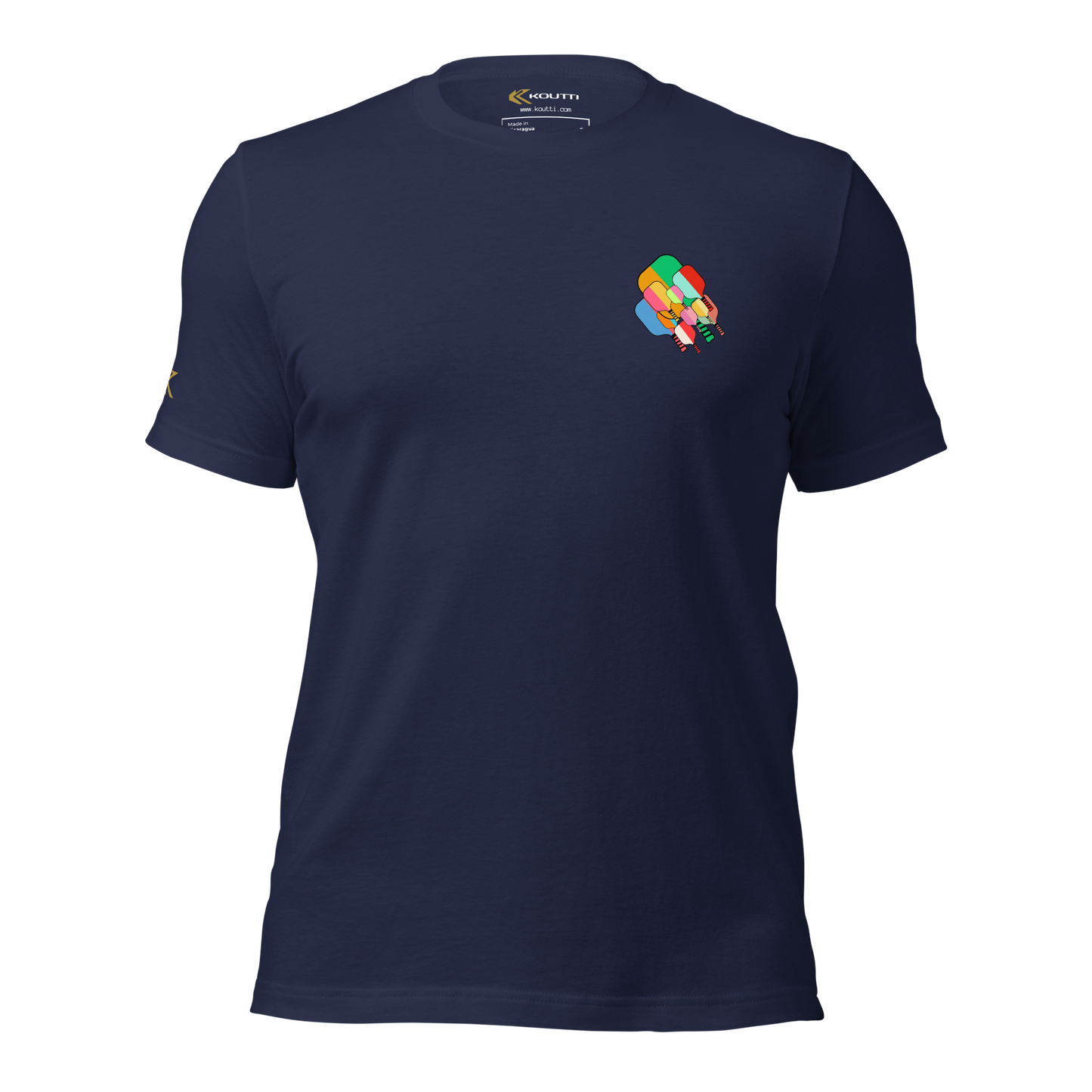 Koutti Unisex t-shirt Pickleball Rackets one