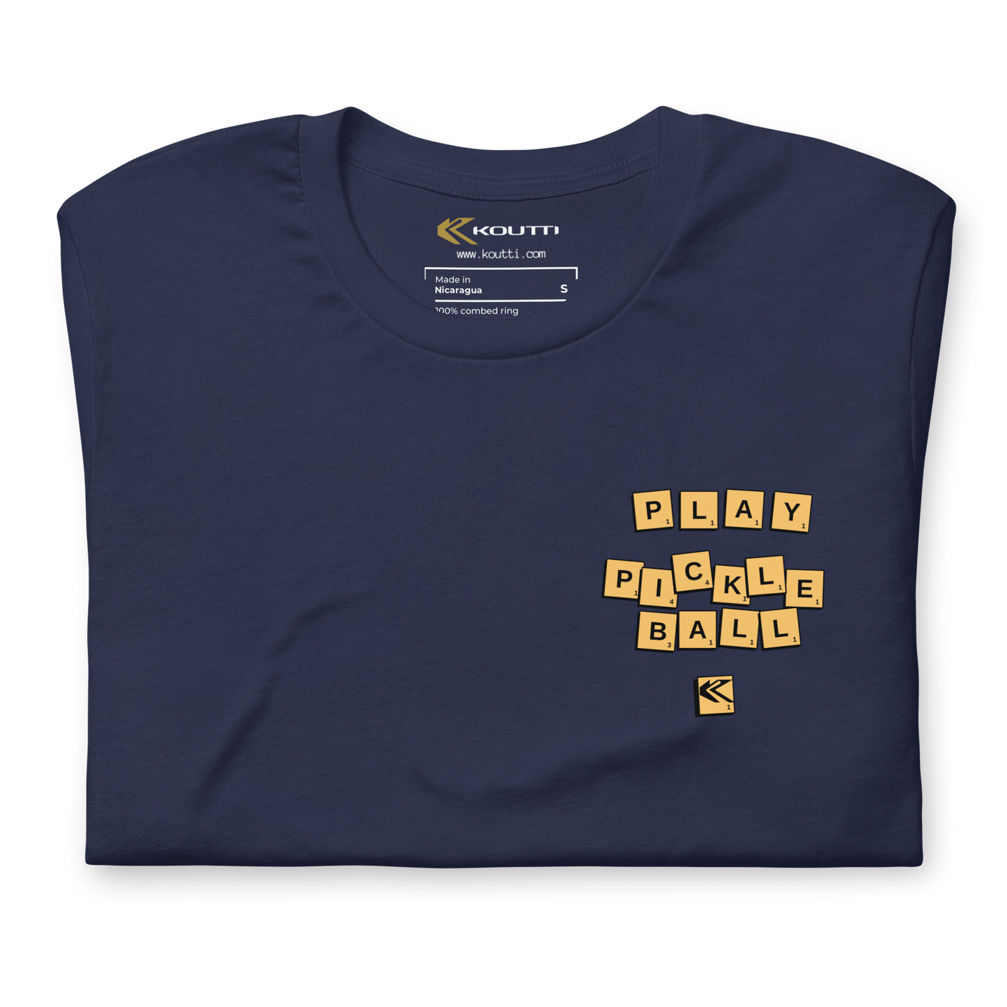 Koutti Unisex t-shirt Pickleball Rackets three