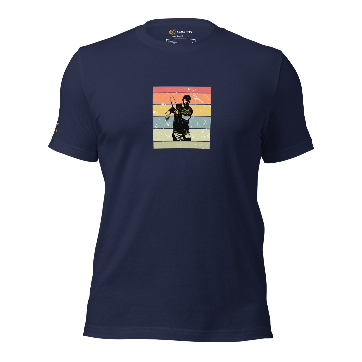 Koutti Unisex t-shirt Pickleball Rackets five