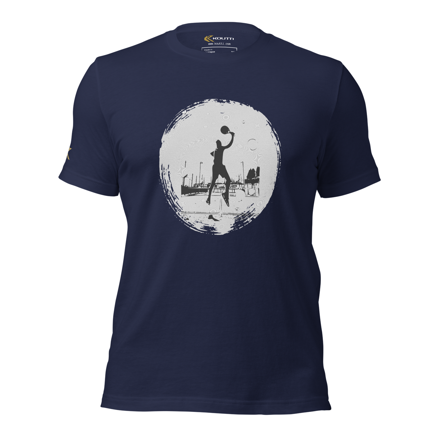 Koutti Unisex t-shirt Padel Circle one