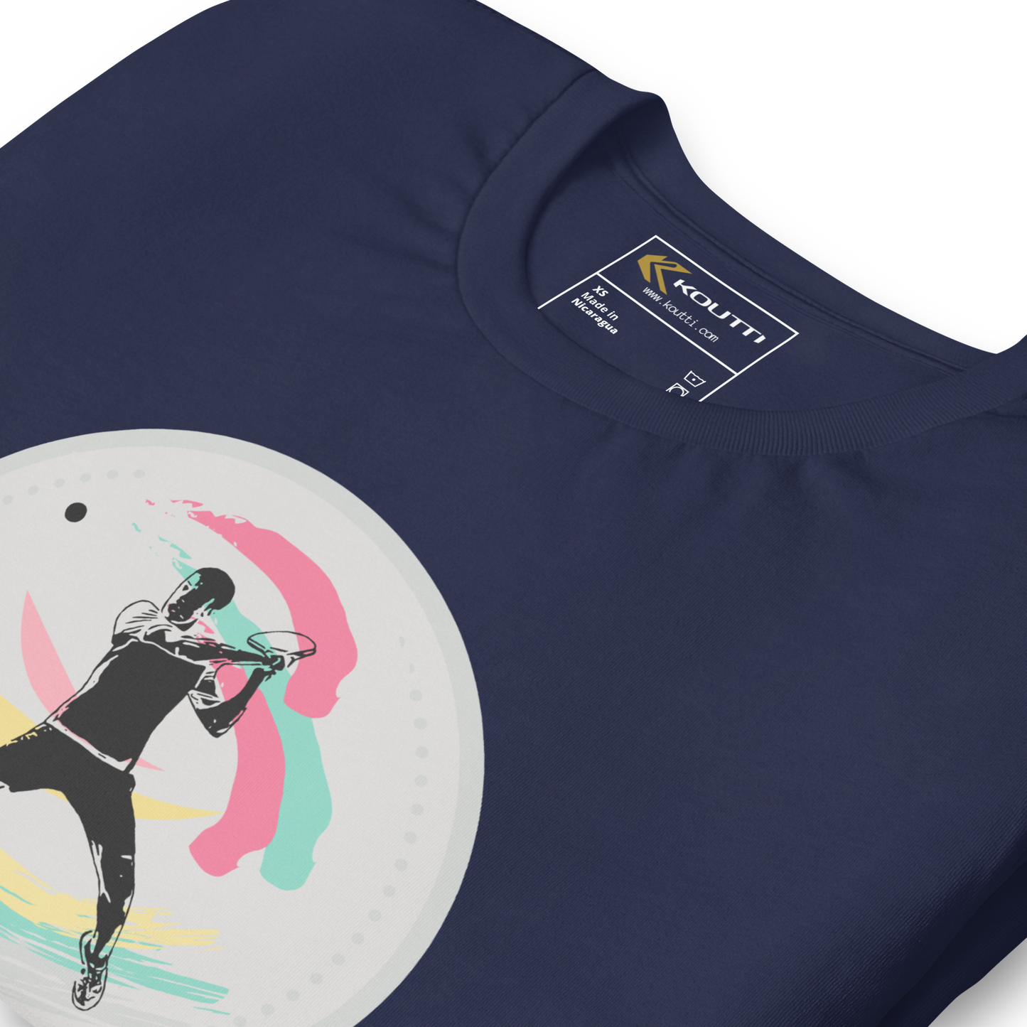 Koutti Unisex t-shirt Padel Circle three