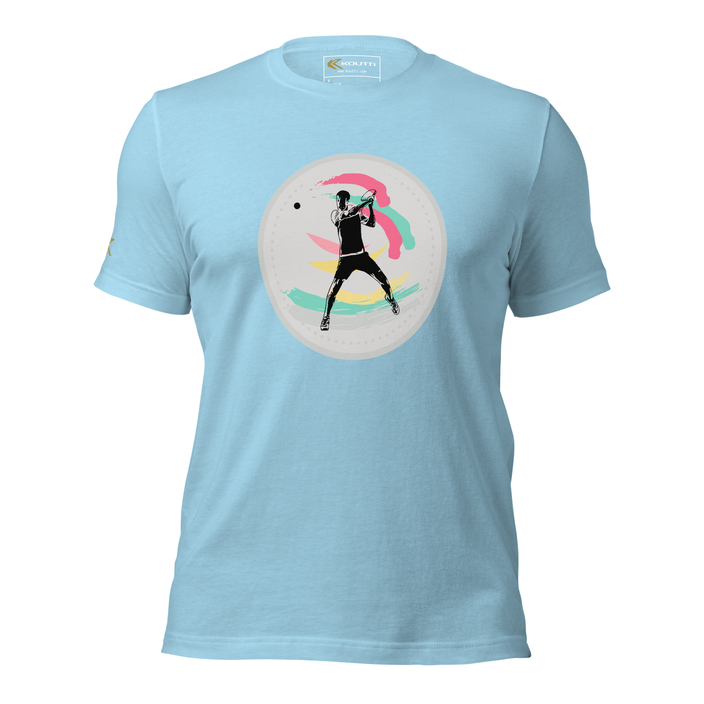 Koutti Unisex t-shirt Padel Circle three