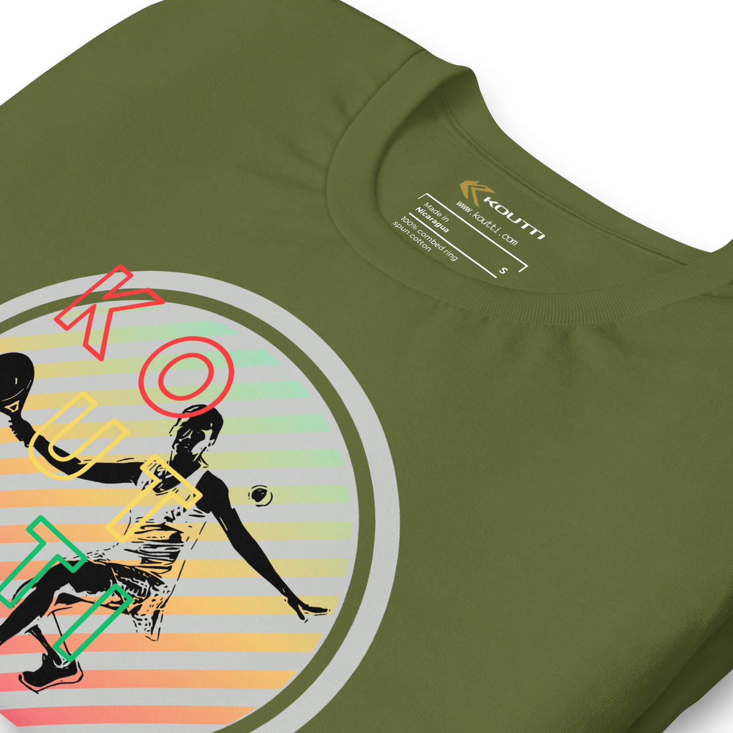 Koutti Unisex t-shirt Padel Circle six