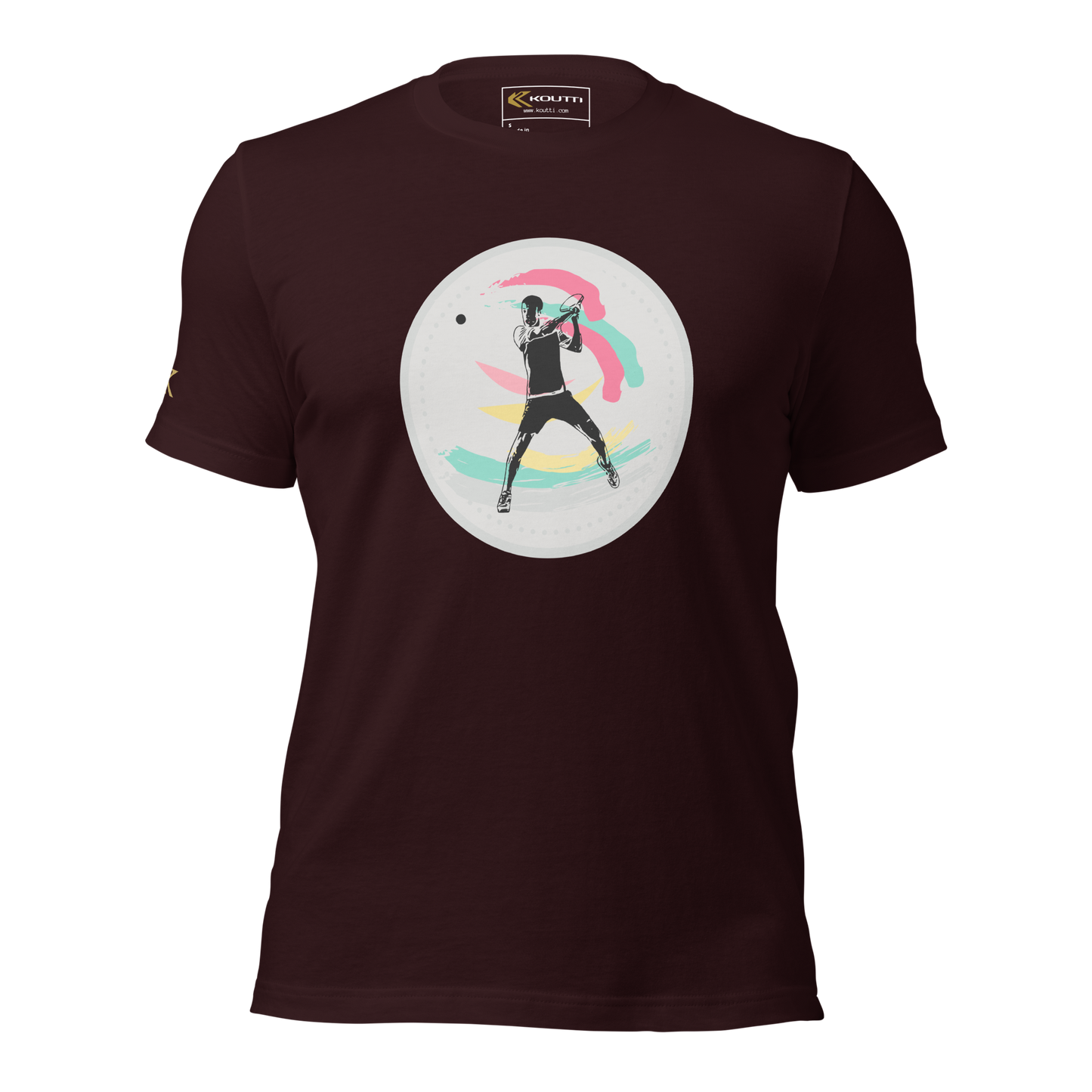 Koutti Unisex t-shirt Padel Circle three