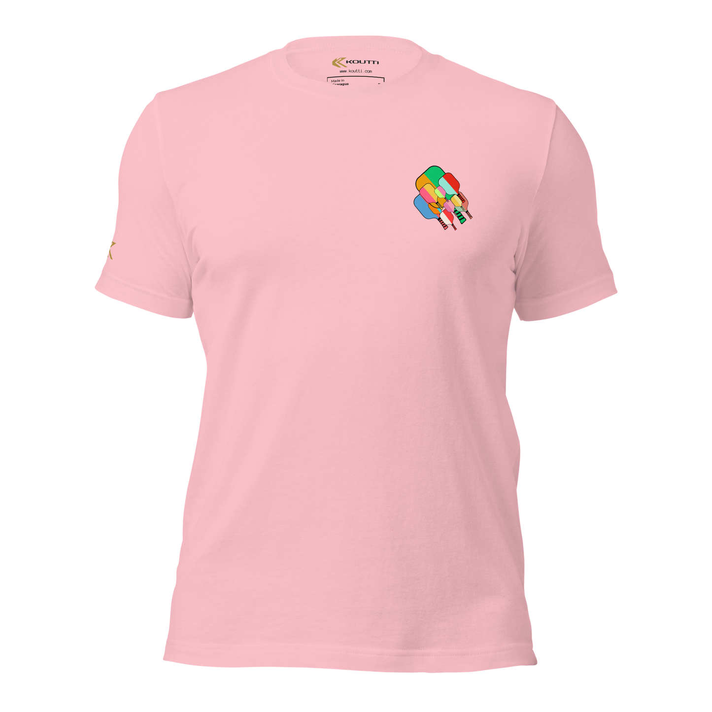 Koutti Unisex t-shirt Pickleball Rackets one