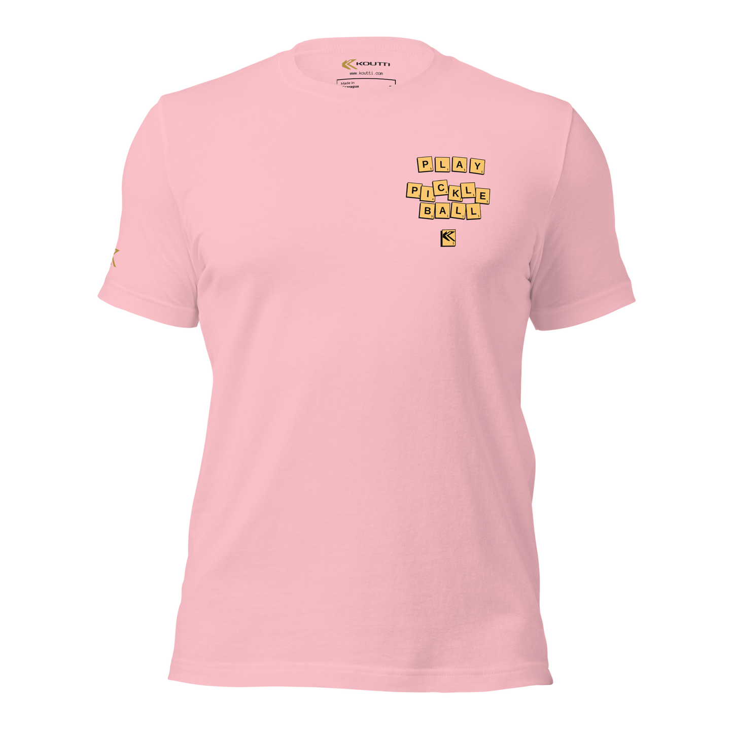 Koutti Unisex t-shirt Pickleball Rackets three