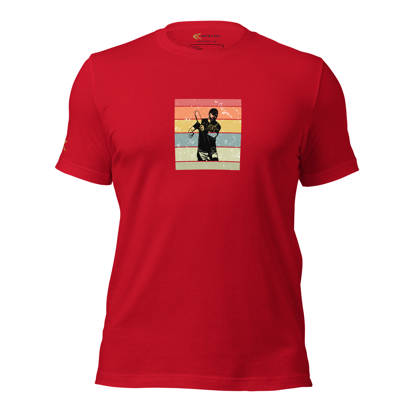 Koutti Unisex t-shirt Pickleball Rackets five