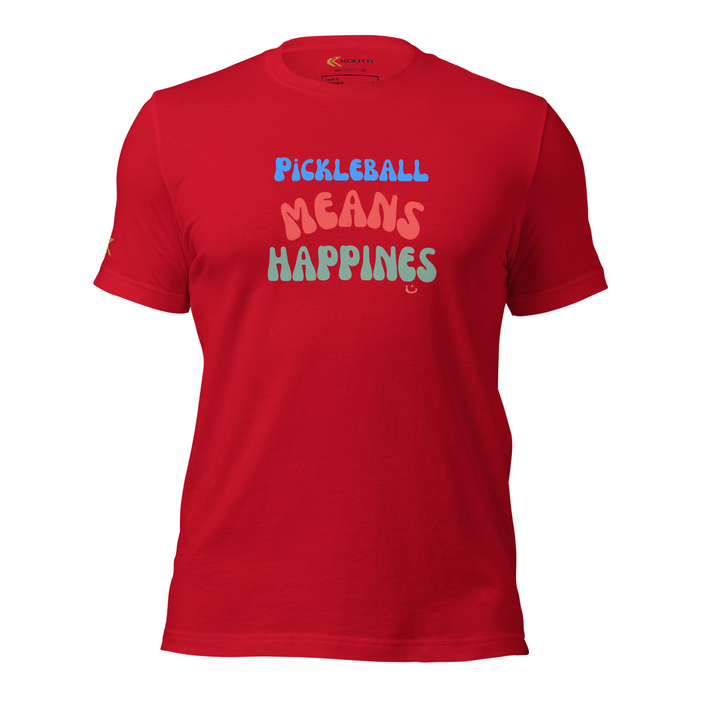 Koutti Unisex t-shirt Pickleball Rackets six