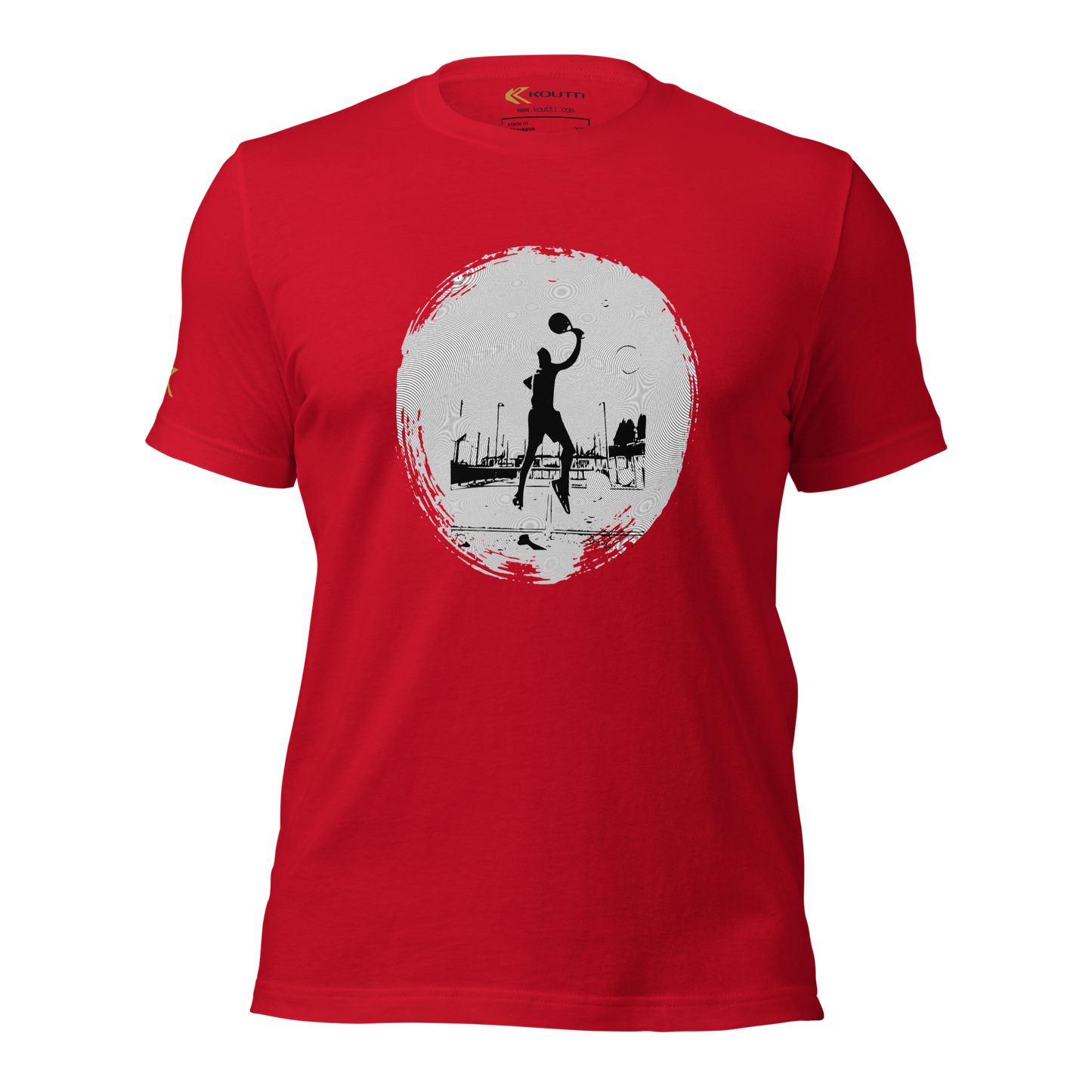 Koutti Unisex t-shirt Padel Circle one