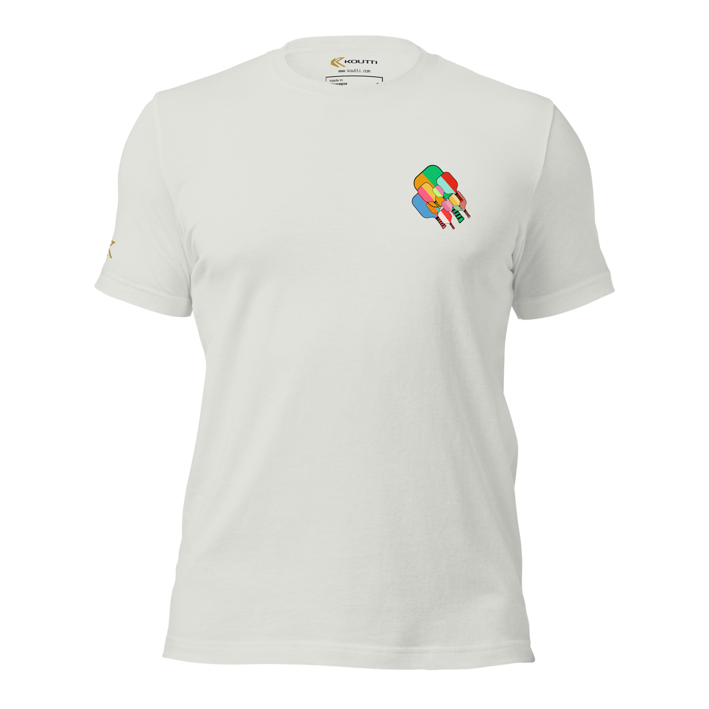 Koutti Unisex t-shirt Pickleball Rackets one