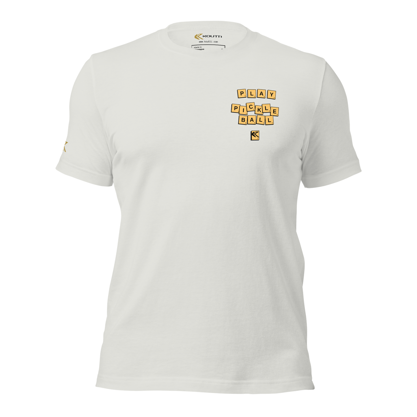 Koutti Unisex t-shirt Pickleball Rackets three