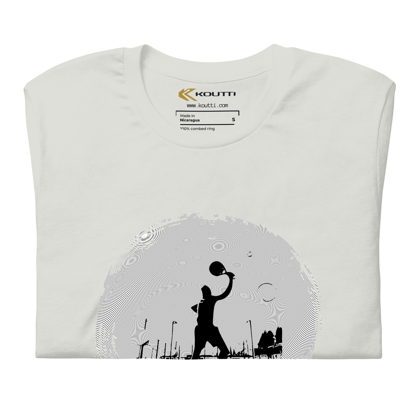Koutti Unisex t-shirt Padel Circle one