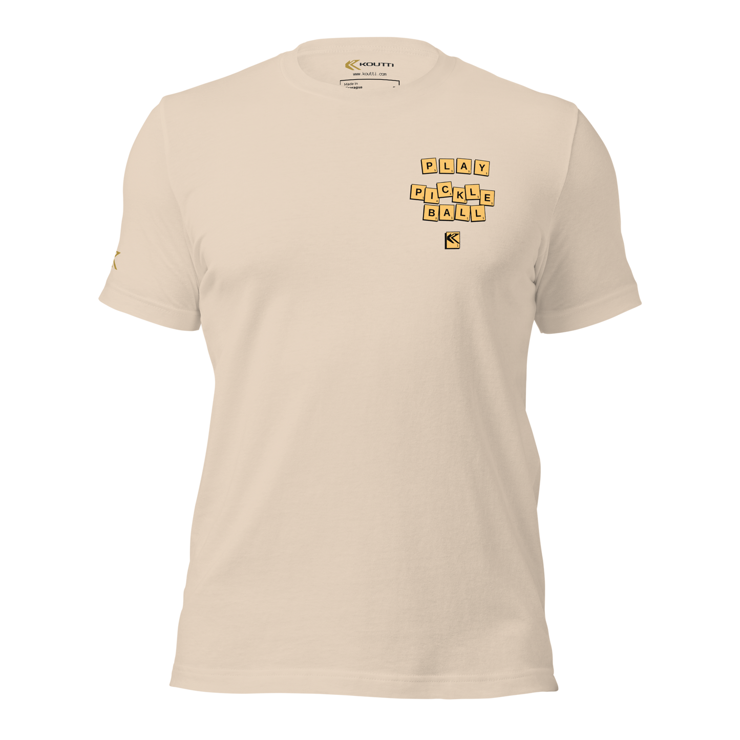 Koutti Unisex t-shirt Pickleball Rackets three