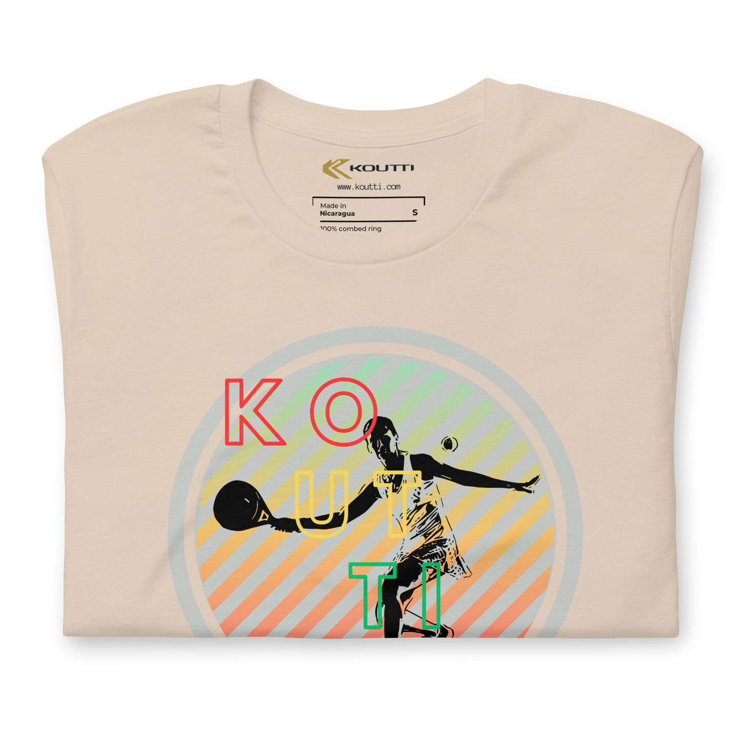Koutti Unisex t-shirt Padel Circle six
