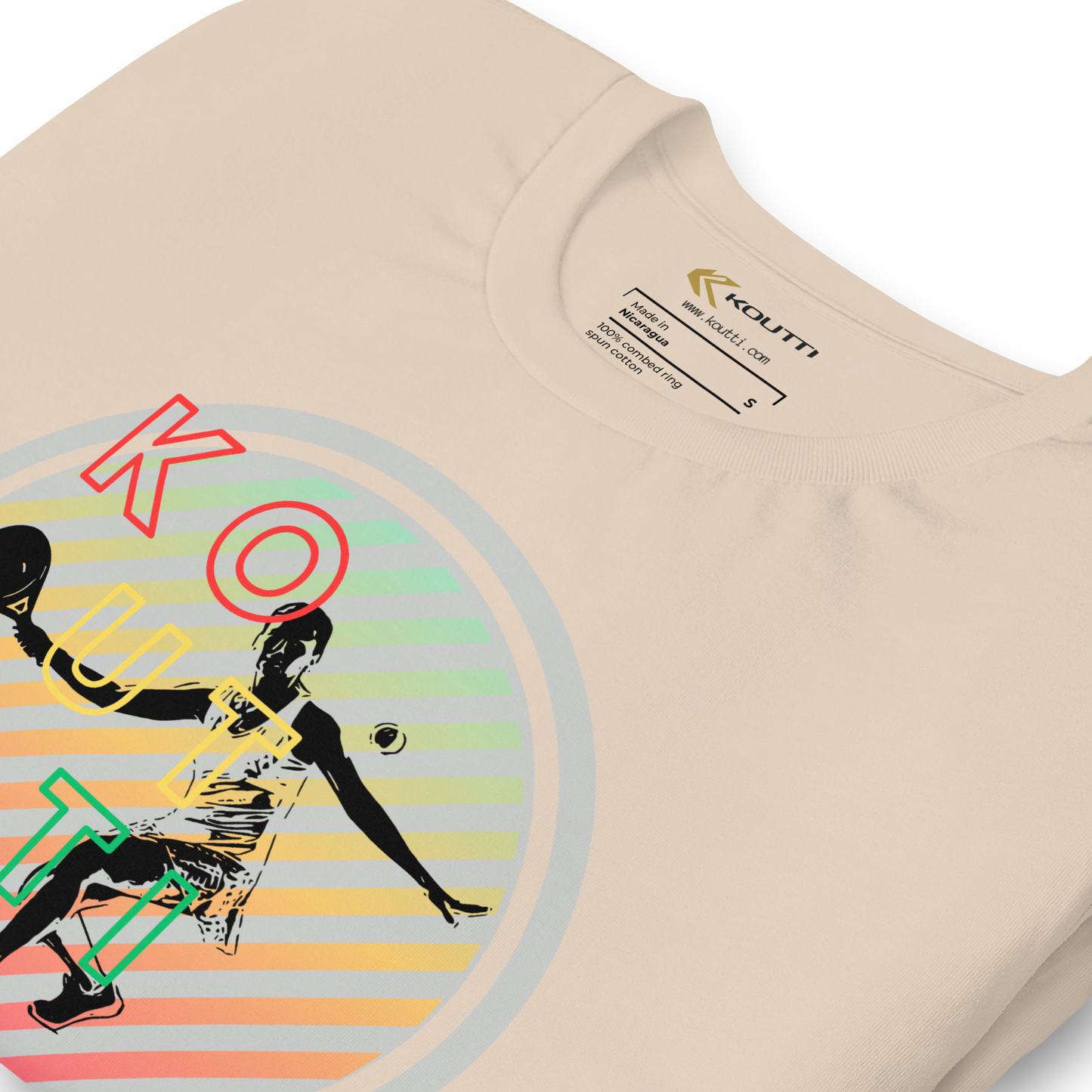 Koutti Unisex t-shirt Padel Circle six