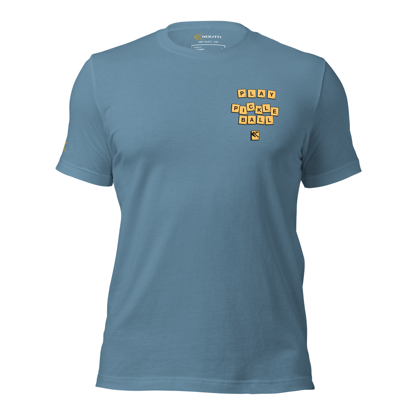 Koutti Unisex t-shirt Pickleball Rackets three