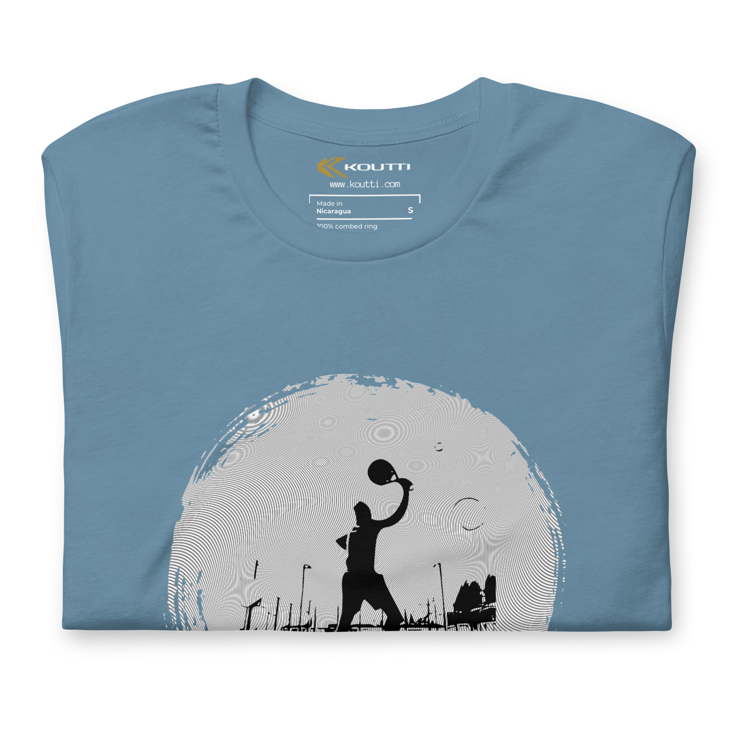 Koutti Unisex t-shirt Padel Circle one