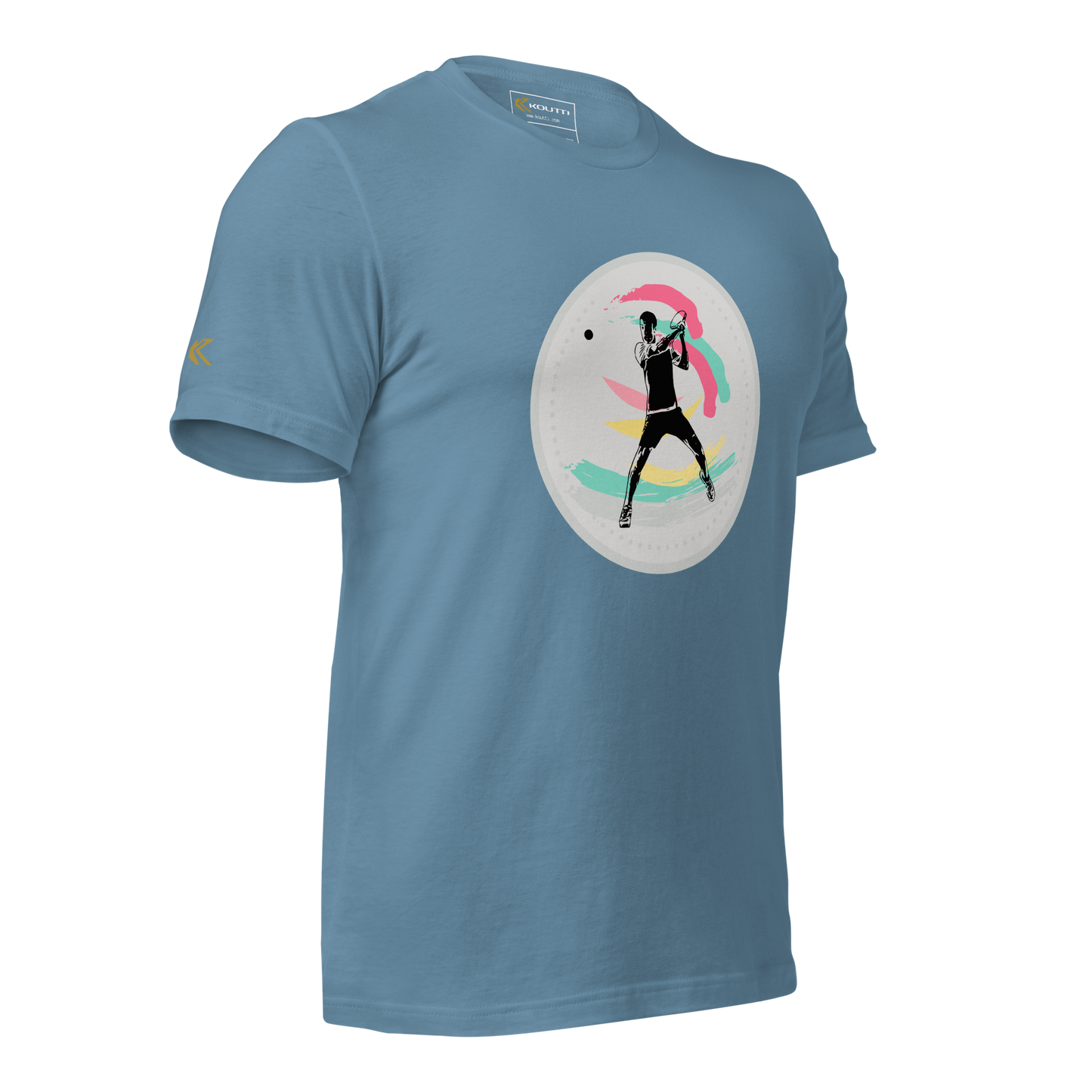 Koutti Unisex t-shirt Padel Circle three