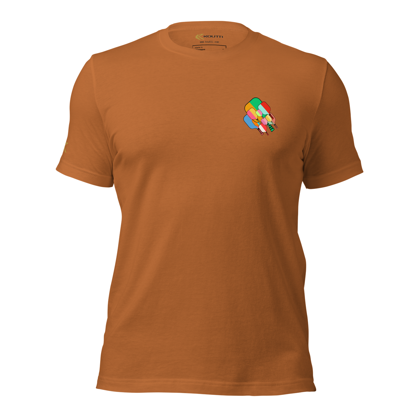 Koutti Unisex t-shirt Pickleball Rackets one